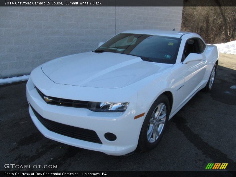 Summit White / Black 2014 Chevrolet Camaro LS Coupe