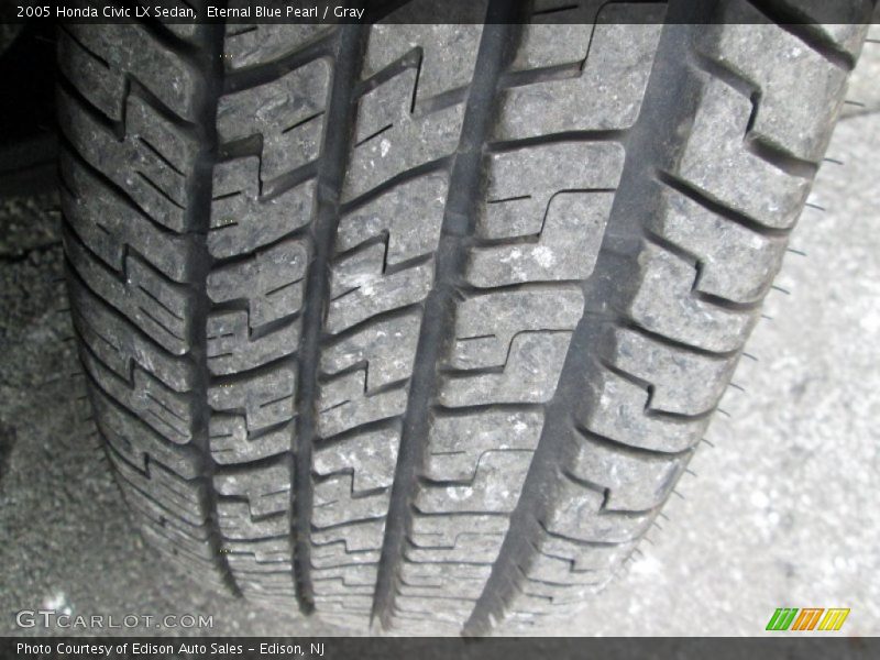 Eternal Blue Pearl / Gray 2005 Honda Civic LX Sedan