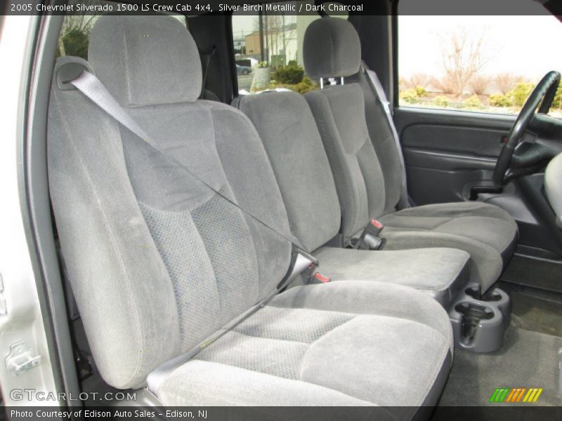 Silver Birch Metallic / Dark Charcoal 2005 Chevrolet Silverado 1500 LS Crew Cab 4x4