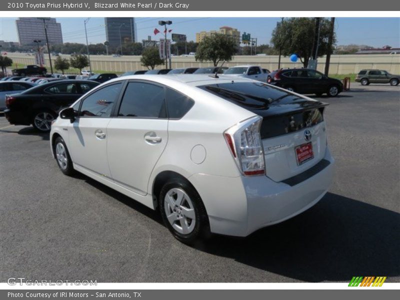Blizzard White Pearl / Dark Gray 2010 Toyota Prius Hybrid V