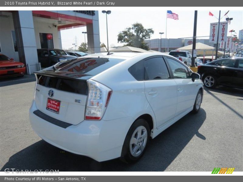 Blizzard White Pearl / Dark Gray 2010 Toyota Prius Hybrid V