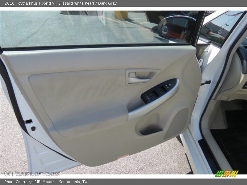 Blizzard White Pearl / Dark Gray 2010 Toyota Prius Hybrid V
