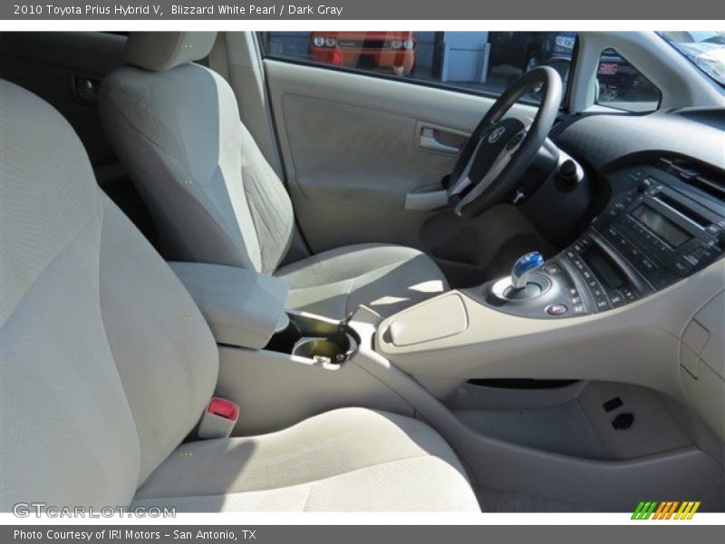 Blizzard White Pearl / Dark Gray 2010 Toyota Prius Hybrid V
