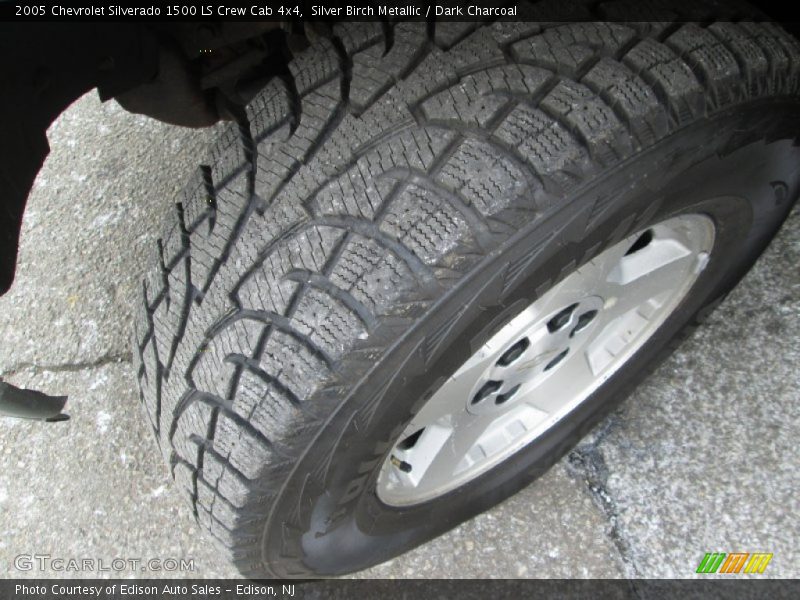 Silver Birch Metallic / Dark Charcoal 2005 Chevrolet Silverado 1500 LS Crew Cab 4x4