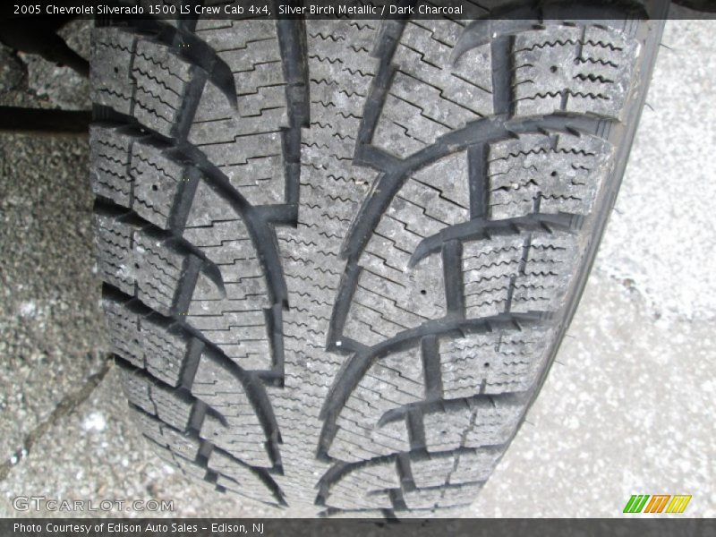 Silver Birch Metallic / Dark Charcoal 2005 Chevrolet Silverado 1500 LS Crew Cab 4x4