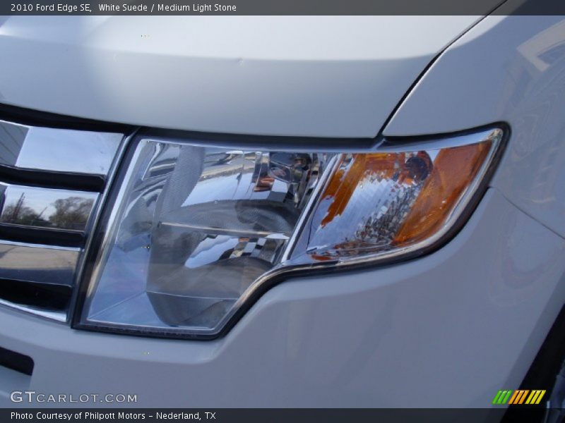 White Suede / Medium Light Stone 2010 Ford Edge SE