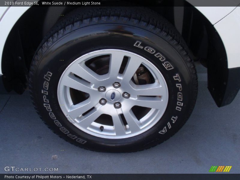 White Suede / Medium Light Stone 2010 Ford Edge SE