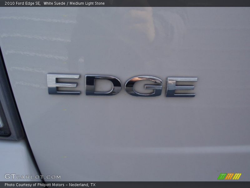 White Suede / Medium Light Stone 2010 Ford Edge SE