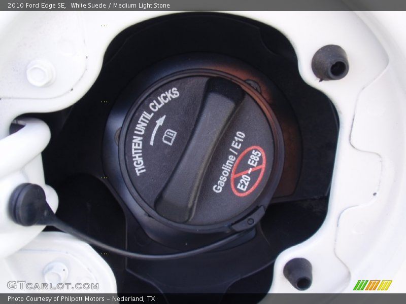 White Suede / Medium Light Stone 2010 Ford Edge SE