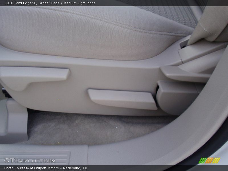 White Suede / Medium Light Stone 2010 Ford Edge SE