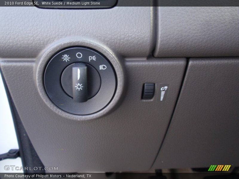 White Suede / Medium Light Stone 2010 Ford Edge SE