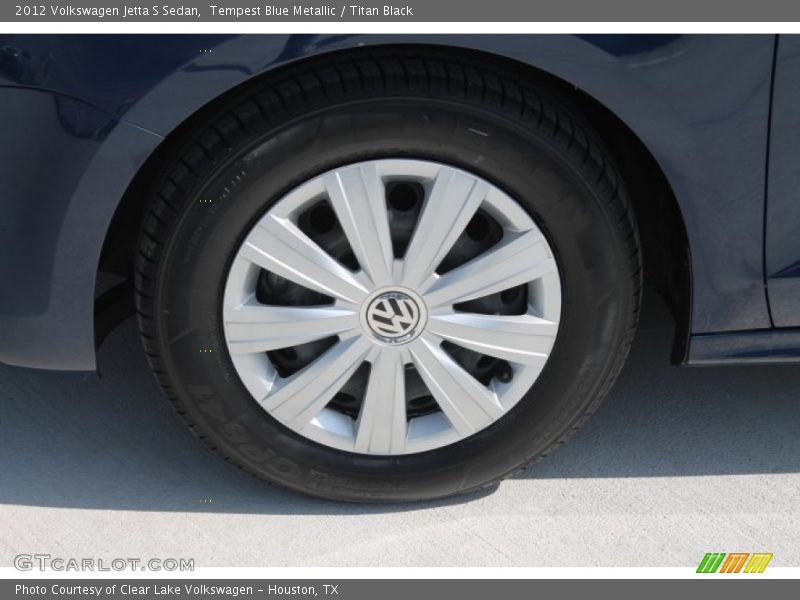 Tempest Blue Metallic / Titan Black 2012 Volkswagen Jetta S Sedan