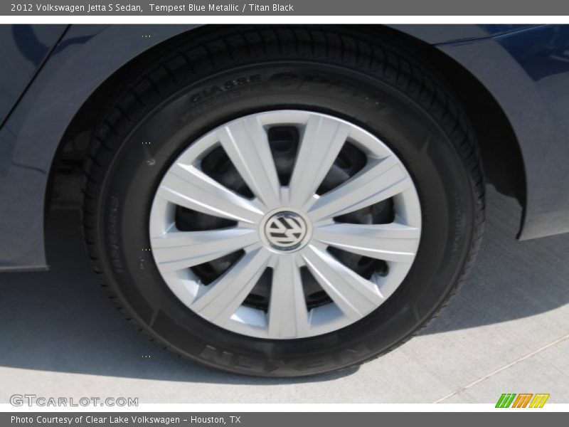 Tempest Blue Metallic / Titan Black 2012 Volkswagen Jetta S Sedan