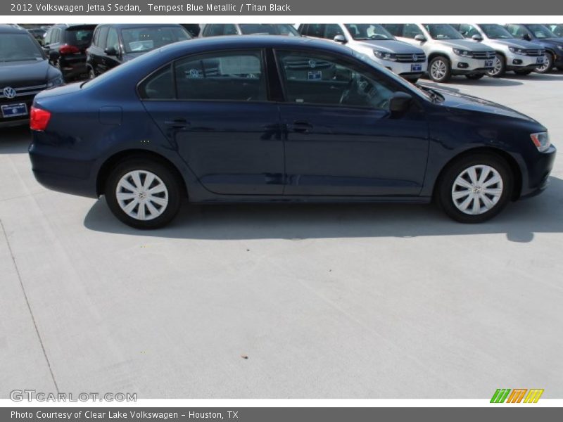 Tempest Blue Metallic / Titan Black 2012 Volkswagen Jetta S Sedan