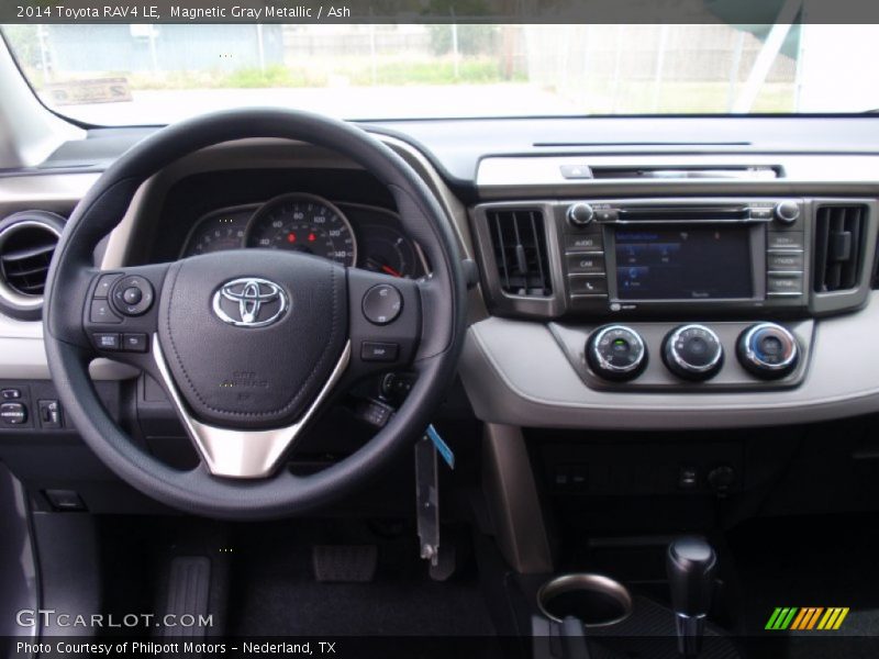 Dashboard of 2014 RAV4 LE