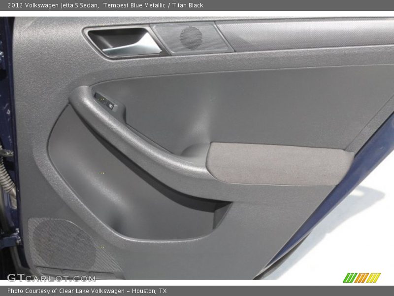 Tempest Blue Metallic / Titan Black 2012 Volkswagen Jetta S Sedan