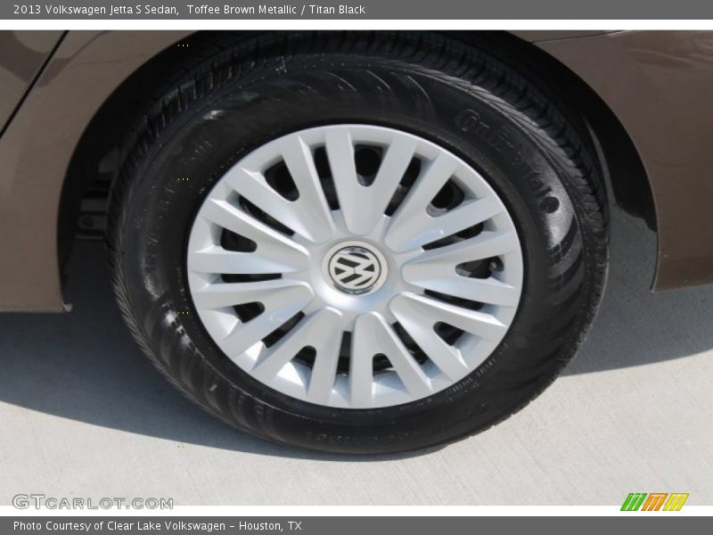 Toffee Brown Metallic / Titan Black 2013 Volkswagen Jetta S Sedan