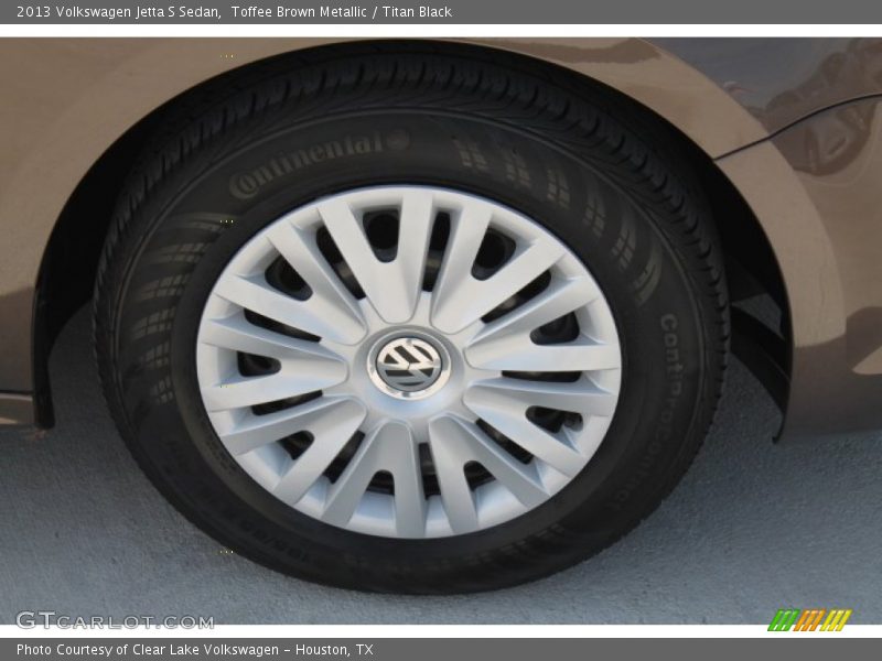 Toffee Brown Metallic / Titan Black 2013 Volkswagen Jetta S Sedan