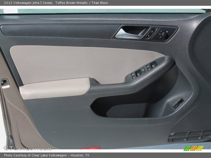 Toffee Brown Metallic / Titan Black 2013 Volkswagen Jetta S Sedan