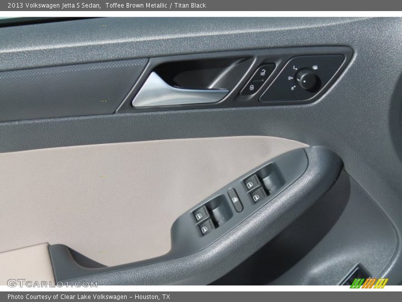 Toffee Brown Metallic / Titan Black 2013 Volkswagen Jetta S Sedan