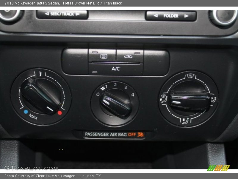 Toffee Brown Metallic / Titan Black 2013 Volkswagen Jetta S Sedan
