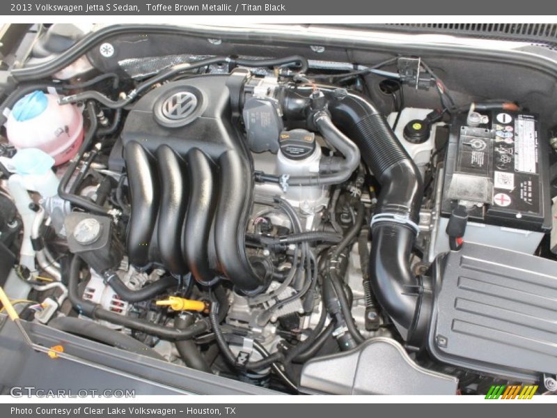 Toffee Brown Metallic / Titan Black 2013 Volkswagen Jetta S Sedan