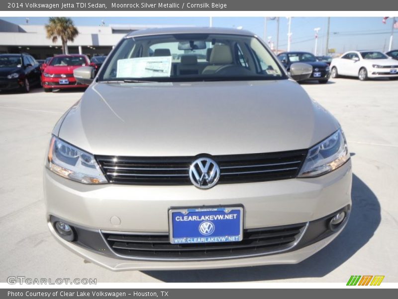 Moonrock Silver Metallic / Cornsilk Beige 2014 Volkswagen Jetta TDI Sedan