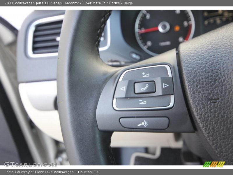 Moonrock Silver Metallic / Cornsilk Beige 2014 Volkswagen Jetta TDI Sedan