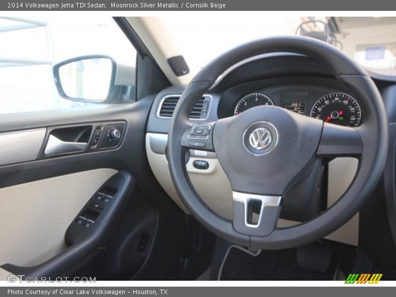 Moonrock Silver Metallic / Cornsilk Beige 2014 Volkswagen Jetta TDI Sedan