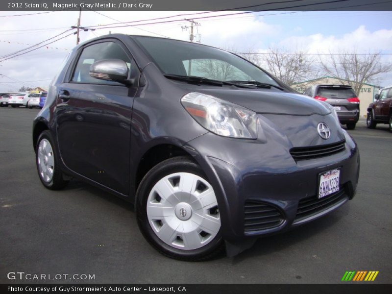 Magnetic Gray Metallic / Dark Gray 2012 Scion iQ