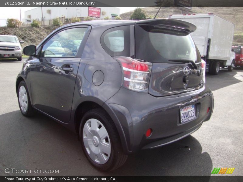 Magnetic Gray Metallic / Dark Gray 2012 Scion iQ