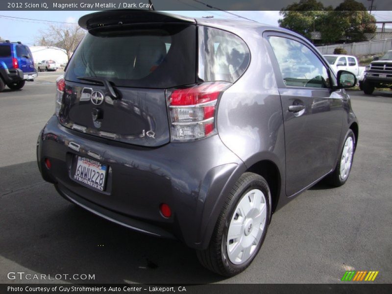 Magnetic Gray Metallic / Dark Gray 2012 Scion iQ