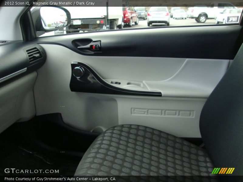 Magnetic Gray Metallic / Dark Gray 2012 Scion iQ