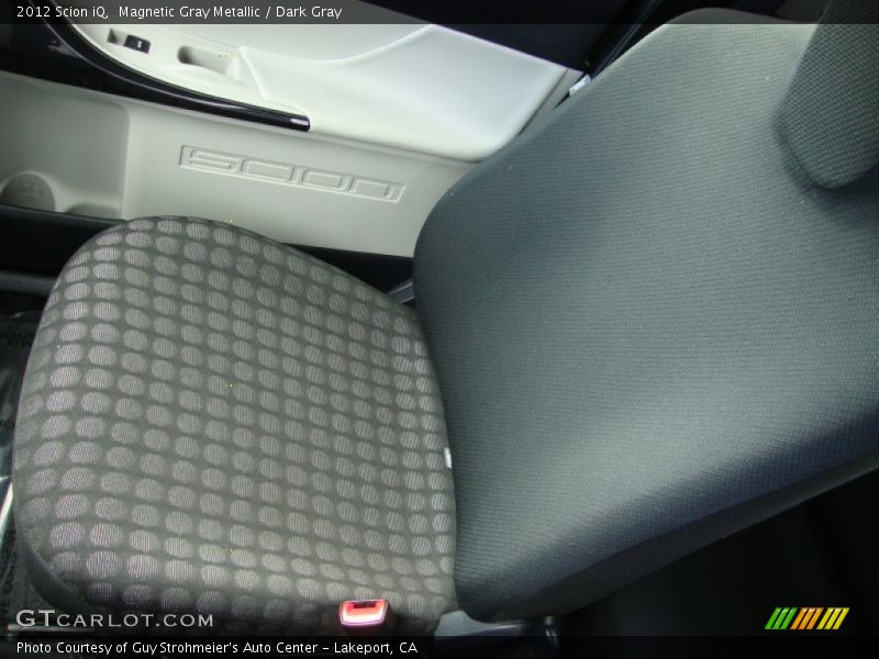 Magnetic Gray Metallic / Dark Gray 2012 Scion iQ