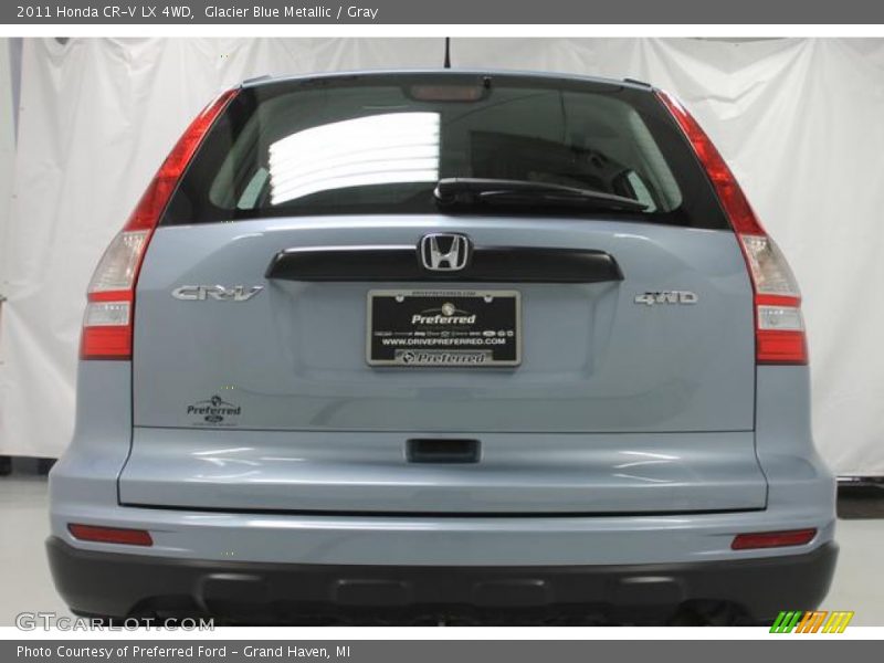 Glacier Blue Metallic / Gray 2011 Honda CR-V LX 4WD