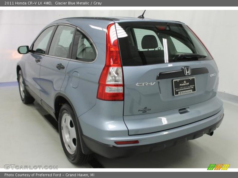 Glacier Blue Metallic / Gray 2011 Honda CR-V LX 4WD