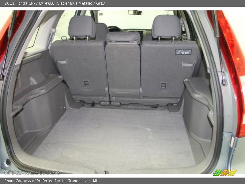 Glacier Blue Metallic / Gray 2011 Honda CR-V LX 4WD