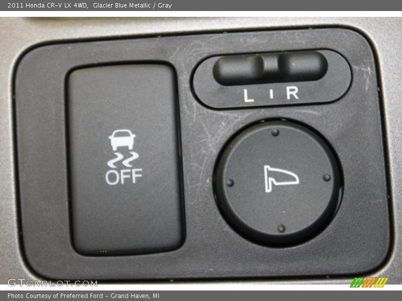 Glacier Blue Metallic / Gray 2011 Honda CR-V LX 4WD