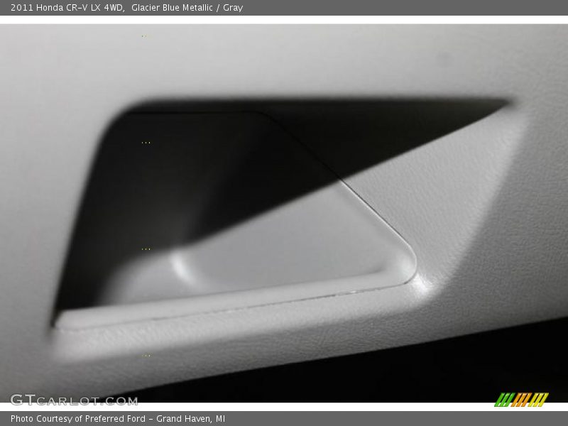 Glacier Blue Metallic / Gray 2011 Honda CR-V LX 4WD