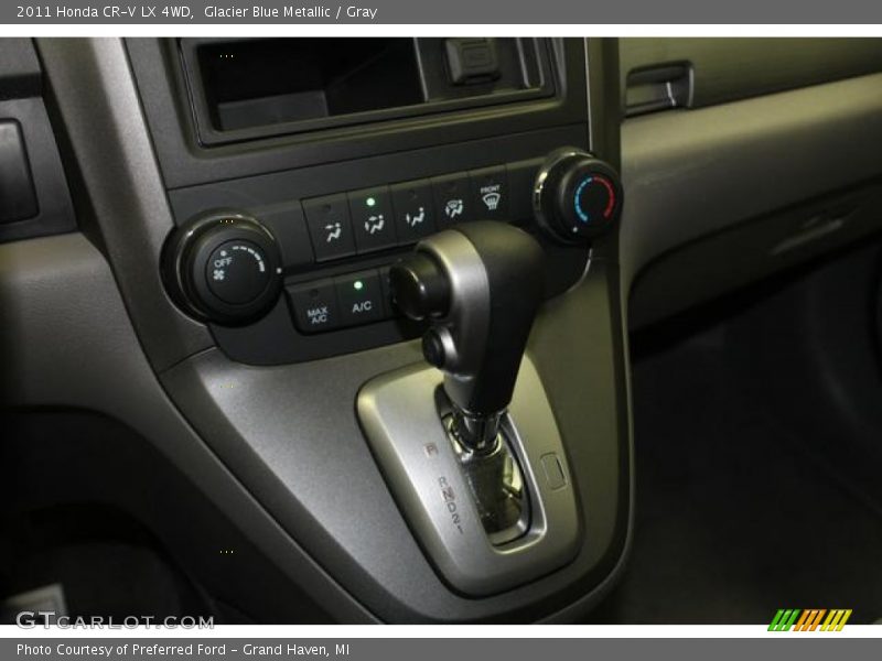 Glacier Blue Metallic / Gray 2011 Honda CR-V LX 4WD
