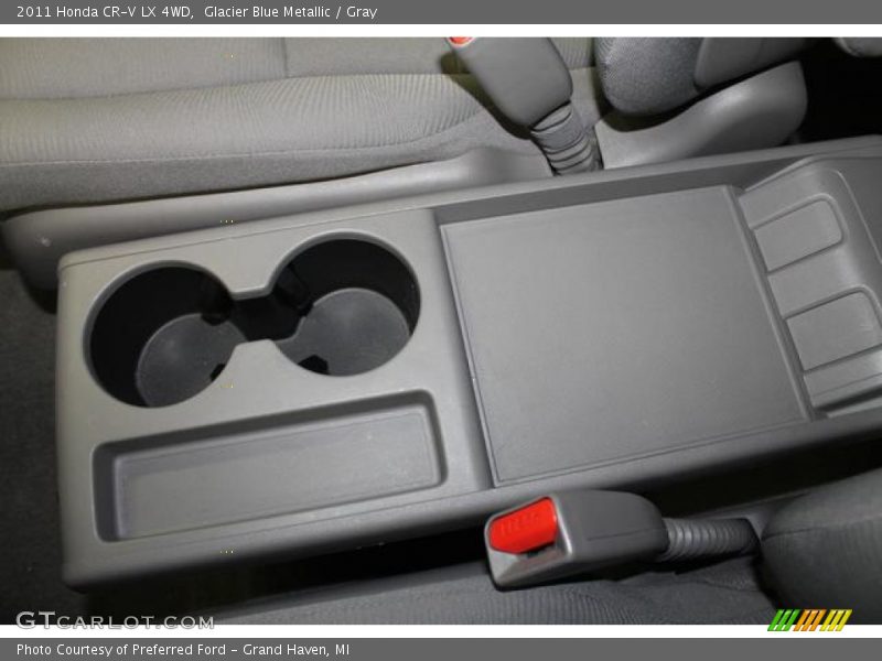 Glacier Blue Metallic / Gray 2011 Honda CR-V LX 4WD