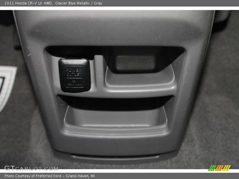 Glacier Blue Metallic / Gray 2011 Honda CR-V LX 4WD