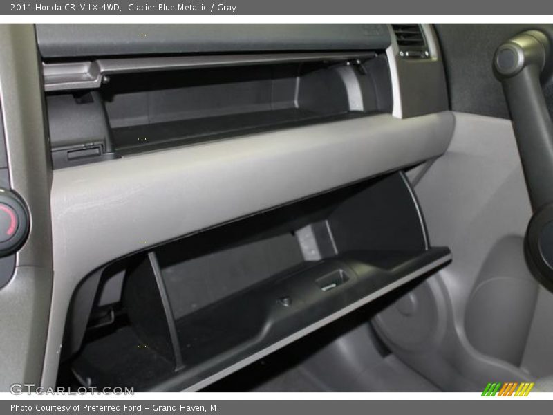 Glacier Blue Metallic / Gray 2011 Honda CR-V LX 4WD