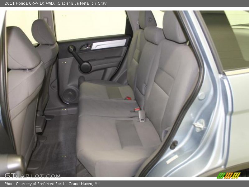 Glacier Blue Metallic / Gray 2011 Honda CR-V LX 4WD