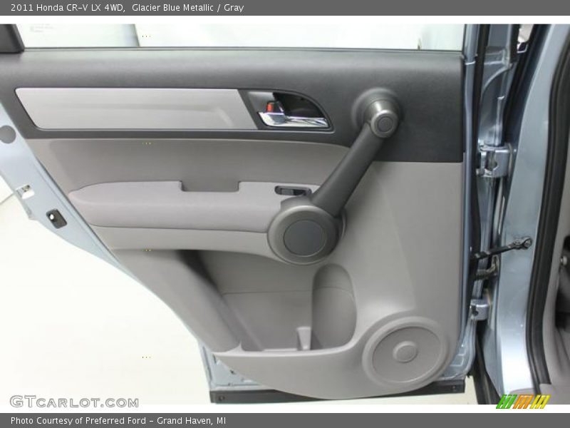 Glacier Blue Metallic / Gray 2011 Honda CR-V LX 4WD