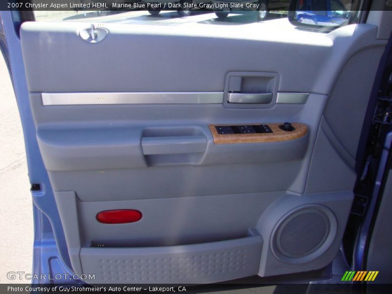 Marine Blue Pearl / Dark Slate Gray/Light Slate Gray 2007 Chrysler Aspen Limited HEMI