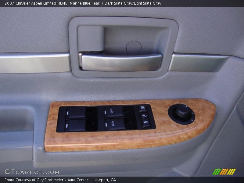 Marine Blue Pearl / Dark Slate Gray/Light Slate Gray 2007 Chrysler Aspen Limited HEMI