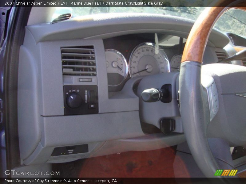 Marine Blue Pearl / Dark Slate Gray/Light Slate Gray 2007 Chrysler Aspen Limited HEMI