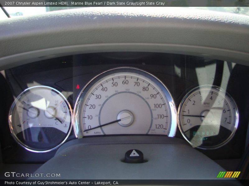 Marine Blue Pearl / Dark Slate Gray/Light Slate Gray 2007 Chrysler Aspen Limited HEMI