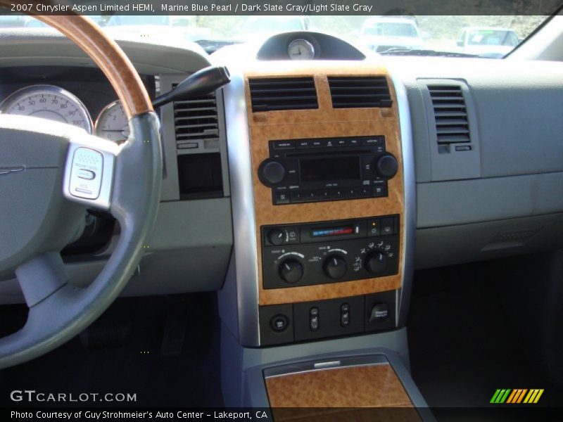 Marine Blue Pearl / Dark Slate Gray/Light Slate Gray 2007 Chrysler Aspen Limited HEMI